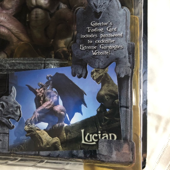 2002 Stan Winston Creatures Extreme Gargoyles LUCIAN Posable Figure NWT - Picture 4 of 14